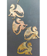 Four Dragons Wind Catcher Spinner Rustic Garden Mythical - $32.00