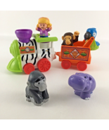 Fisher Price Little People Musical Zoo Train Playset Figures Animals Hip... - $54.06 CAD