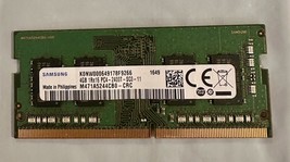 Samsung 4GB DDR4 2400MHZ PC4-19200 SODIMM M471A5244CBO-CRC Laptop Memory - $8.60