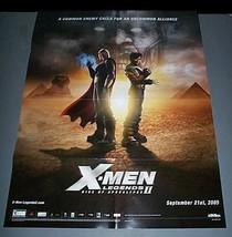 Rare Wolverine Magneto X-men Legends II Marvel Comics video game promo poster 1 - £31.45 GBP