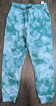 Old Navy NWT Women&#39;s XS Blue Tie Dye Stretch Sweat Pants AN - £10.44 GBP