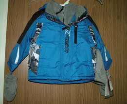 Zero Xposur Infant Boys Apex Puffer Jacket w/Beanie/Cap &amp; Mittens, Size 2T( US) - £25.80 GBP