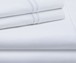 Malouf Woven White King Sheet Set Supima Cotton   - £325.49 GBP