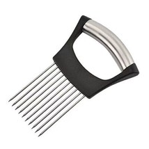 Stainless Steel Onion Holder for Slicing Onion Cutter for Slicing and St... - £22.94 GBP