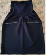 Motherhood Maternity ~ Small ~ Black ~ Pull On ~ Maternity Skirt w/Full ... - $497.40 MXN
