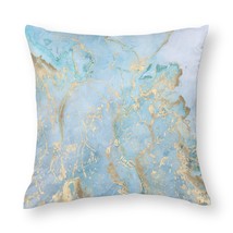 Mondxflaur Marble Pillow Case Covers for Sofas Couches Polyester Decorative - £8.83 GBP+