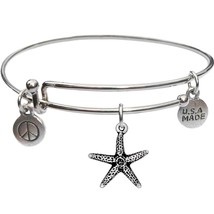 Bangle Bracelet and Seastar Charm - £10.05 GBP