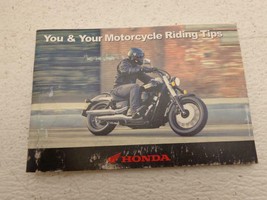 HONDA YOU &amp; YOUR MOTORCYCLE RIDING TIPS BOOK MANUAL - £3.91 GBP