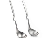 Hot Pot Ladle Set Slotted Spoons For Cooking Sus304 Stainless Steel Soup... - $31.99