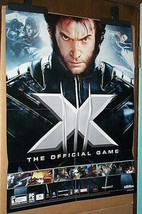 Rare X-Men X movie Marvel Comics video game promo poster: Hugh Jackman Wolverine - £31.27 GBP