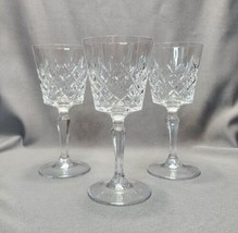 Cristal D&#39;Arques Durand Cannes Crystal Water Goblets Wine Glass Set (3) ... - $21.78