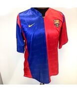 FCB Barcelona Barca 2016 2017 Embroidered Nike Soccer Jersey Mens Sz XL - $531.97 MXN