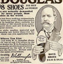 1922 W.L. Douglas Shoes Footwear Advertisement Clothing Ephemera - £11.44 GBP