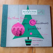 The Three Suns Present Your Christmas Favorites 10&quot; 33 RPM RCA Victor LP 3 piece - £128.95 GBP