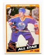 1984/85 Topps Mark Messier All Star Card #159 Edmonton Oilers - $1.29