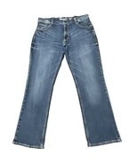 Wrangler Retro Jeans Mens 36x31 Blue Medium Wash Slim Boot Cut Western C... - $29.19