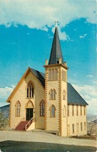 St Pauls Episcopal Church Virginia City Street Unused Chrome Postcard NV C393 - £3.11 GBP