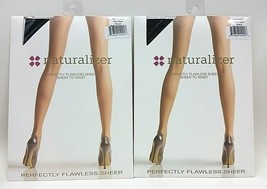 2 x Naturalizer Perfectly Flawless Sheer (Sheer to Waist) Black Pantyhos... - $19.79