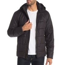 John Varvatos Star USA Men's Long Sleeve Quilted Puffer Hooded Jacket Black - £157.48 GBP