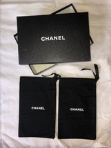 Chanel shoe box and dust bags for flats empty black - $35.21 CAD