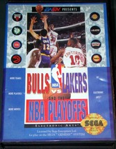 Sega Genesis   Nba Bulls Vs Lakers And The Nba Playoffs - £7.92 GBP