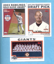 2004 Topps San Francisco Giants Baseball Team Set - £3.19 GBP