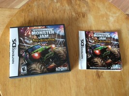 NINTENDO DS MONSTER JAM PATH OF DESTRUCTION CASE &amp; MANUAL NO GAME - £5.48 GBP