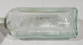 Early Dr. W.B. Caldwell&#39;s Medicine Bottle Monticello, Illinois 7&quot; Tall - £11.07 GBP