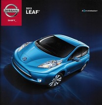 2013 Nissan LEAF ELECTRIC car sales brochure catalog US 13 - £6.26 GBP