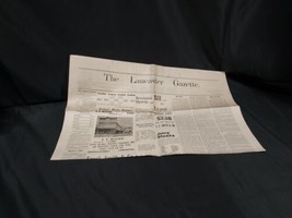 Rare 1896 Lancaster Gazette Newspaper New Hampshire GREAT MIDDLE STREET ... - £21.77 GBP
