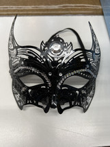 Halloween Masquerade Mask - metal black - £7.89 GBP