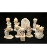 9 Precious Moments Lot #2 But Loves Goes On Forever Figurine Plus 8 More - $46.15 CAD