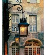 Lamp Light At Dusk In Paris France, 2019 by G. Arden Fox, 16&quot;x12&quot; Fine A... - £46.99 GBP