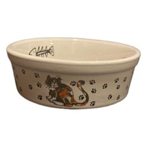 Cat Kitty Food Bowl Ceramic Water Dish WCL Pet Accessory Kitten Meow Con... - £16.59 GBP