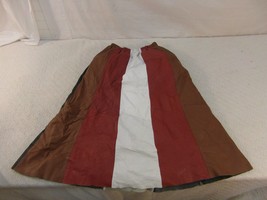 Adult Women&#39;s Faux Leather Red White Brown Gray Elastic Waistband Skirt 33808 - £15.22 GBP
