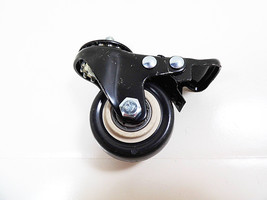 Caster Wheels with Cam Brake 2" x 7/8" Swivel Wheel Threaded Stem 1/2" x 1/4" - £6.40 GBP