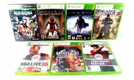 Microsoft Xbox 360 Lot of 7 Games Good Condition Tested &amp; Works  - £20.08 GBP