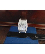 Ladies Quartz Persona Watch Cuff Style With Rhinestones, Silver Tone - €6,58 EUR
