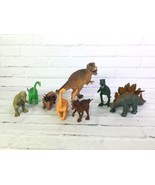 Mixed Lot of 8 Dinosaur Action Figures Toys Various Sizes 6in - 10in - £13.61 GBP
