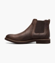 Nunn Bush Otis II Plain Toe Chelsea Boot Brown Crazy Horse 85091-215 image 7