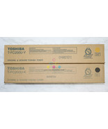 2 OEM Toshiba e-STUDIO2000AC, 2500AC Yellow &amp; Black Toners T-FC200U-Y,T-... - $316.01 CAD