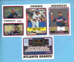2005 Topps Atlanta Braves Baseball Team Set  - £5.49 GBP