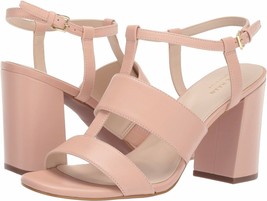 Cole Haan Grand Women&#39;s Leather Strappy Buckle Heels Open Toe Size 9 - £42.61 GBP