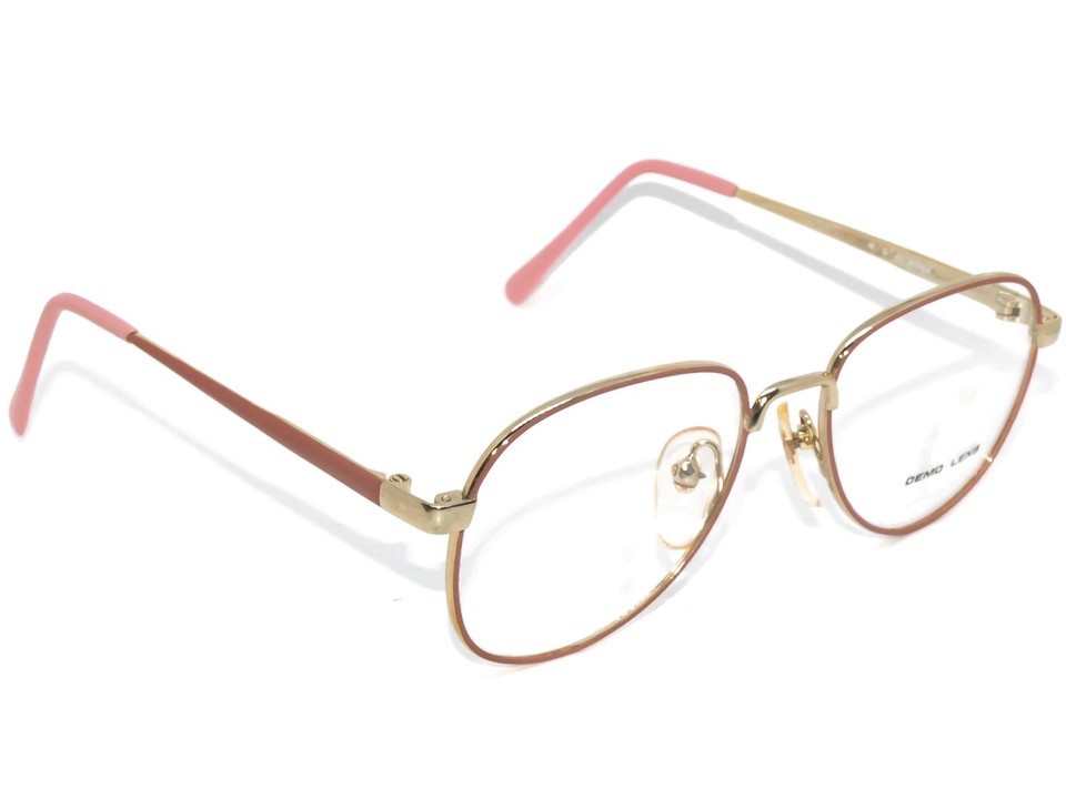 Zimco Women&#39;s Eyeglasses Stacey Gold &amp; Pink Pilot Metal Frame 49[]16 125... - $14.99