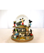 Disney Through The Years &quot;Mickey Mouse Club March&quot; Musical Glass Snow Globe - $21.78