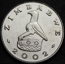 Zimbabwe Dollar, 2002 Unc~Bird Statue~zimbabwe Ruins - £6.81 GBP