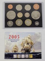 *C54) 2005 United Kingdom Proof 12 Coin Set Royal Mint - $49.49