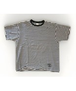 1990’s Vintage Hanes Other Wear Striped T Shirt Men&#39;s Large Short Sleeve - £13.34 GBP