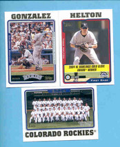 2005 Topps Colorado Rockies Baseball Team Set  - $4.99