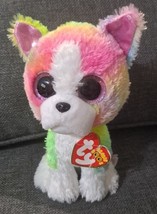 Ty Beanie Boos - ISLA the Tie Dyed Easter   Dog (6 Inch) WITH TAGS - £8.64 GBP